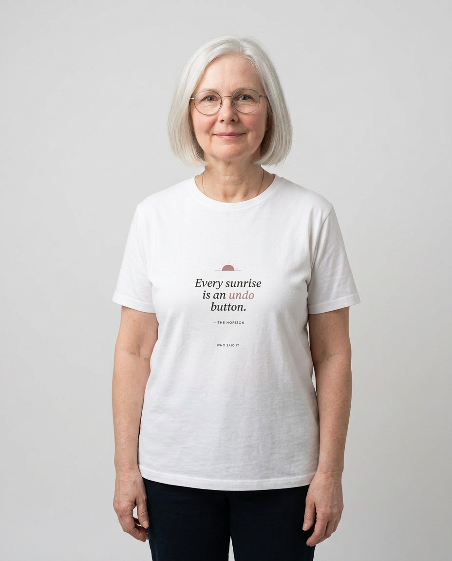 model: The Undo Button — The Horizon Tee - catalog-hero