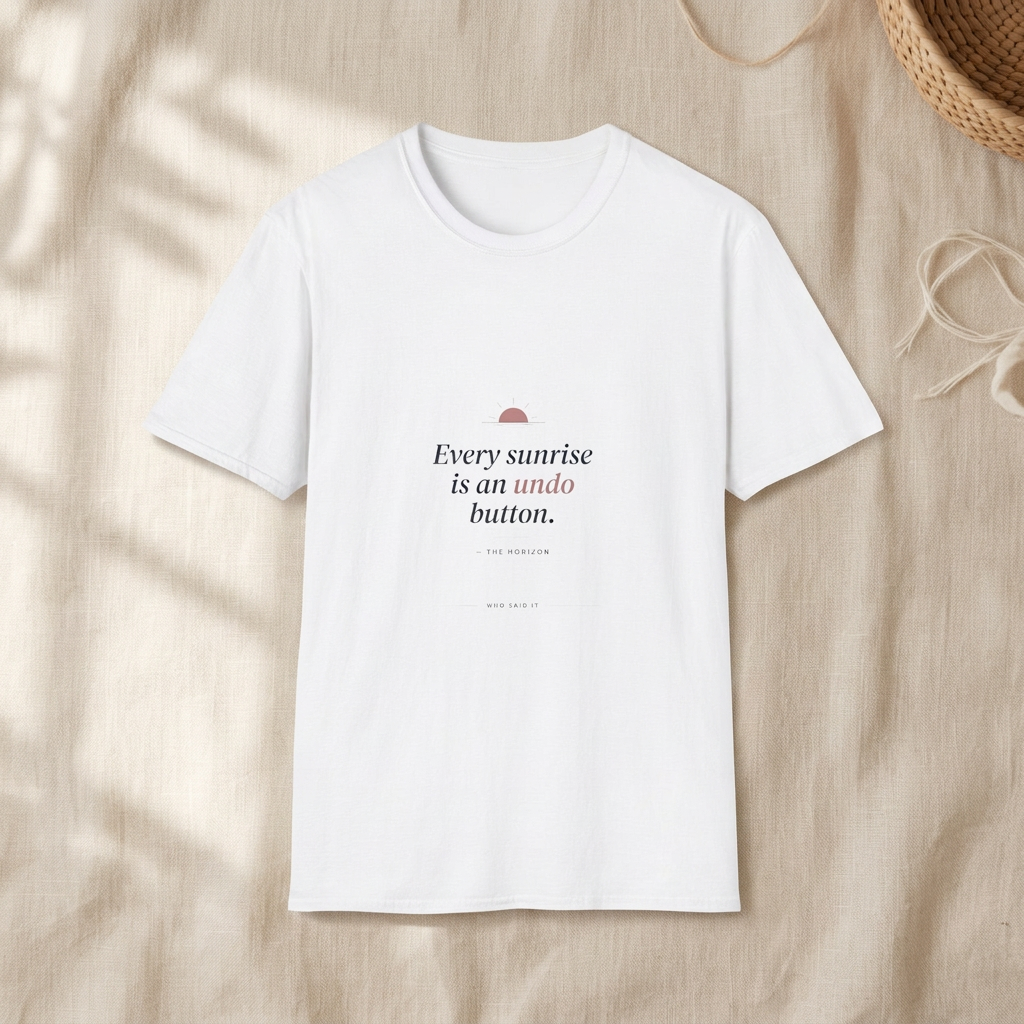 The Undo Button — The Horizon Tee - styled