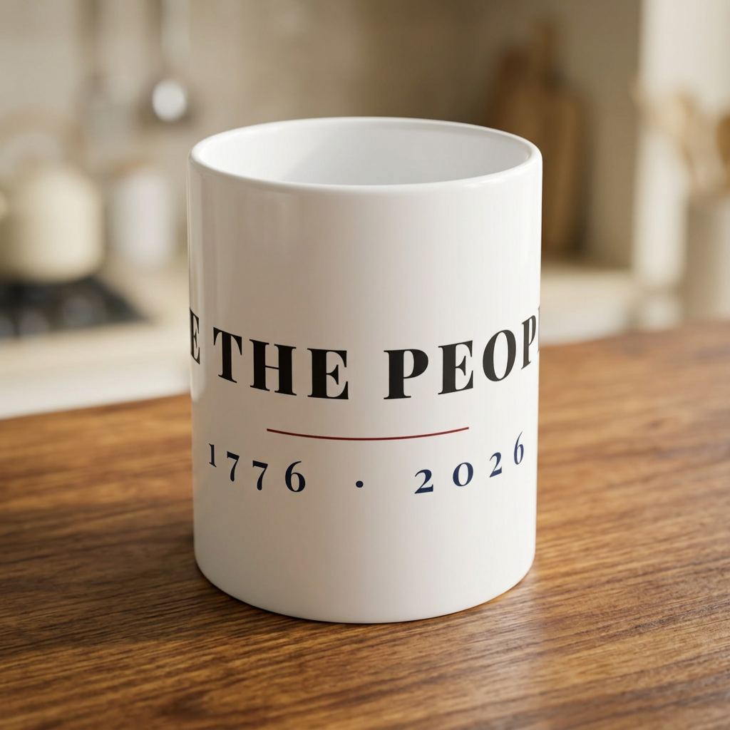 We the People Mug - styled