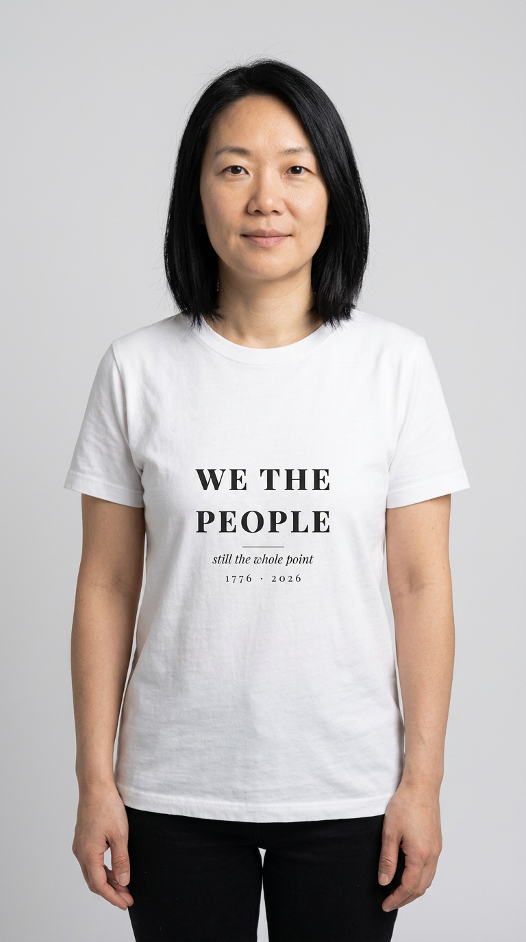 model: We the People Tee - catalog-hero