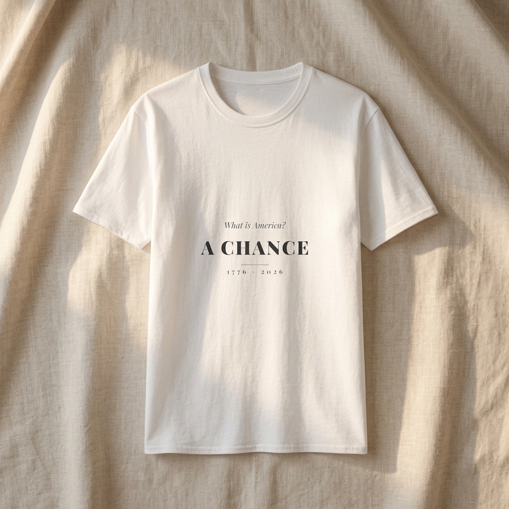 What Is America — A Chance Tee - styled