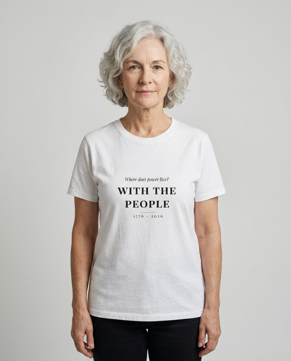 model: Where Power Lives — With the People Tee - catalog-hero