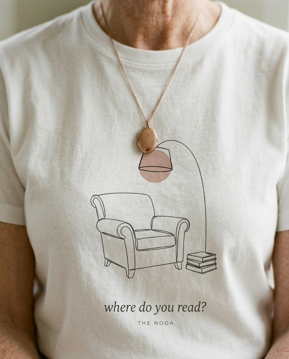 model: Where You Read — The Nook Tee - detail