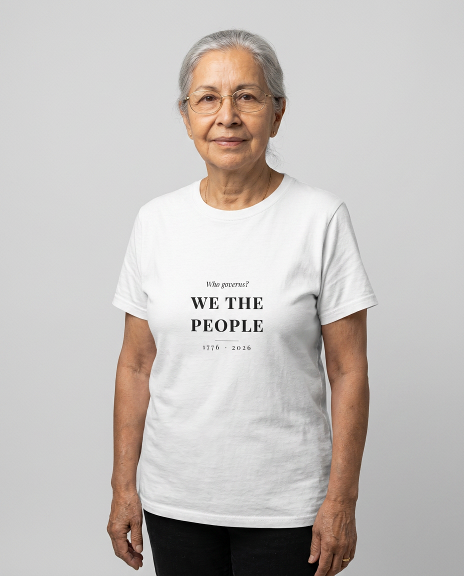 model: Who Governs — We the People Tee - catalog-hero