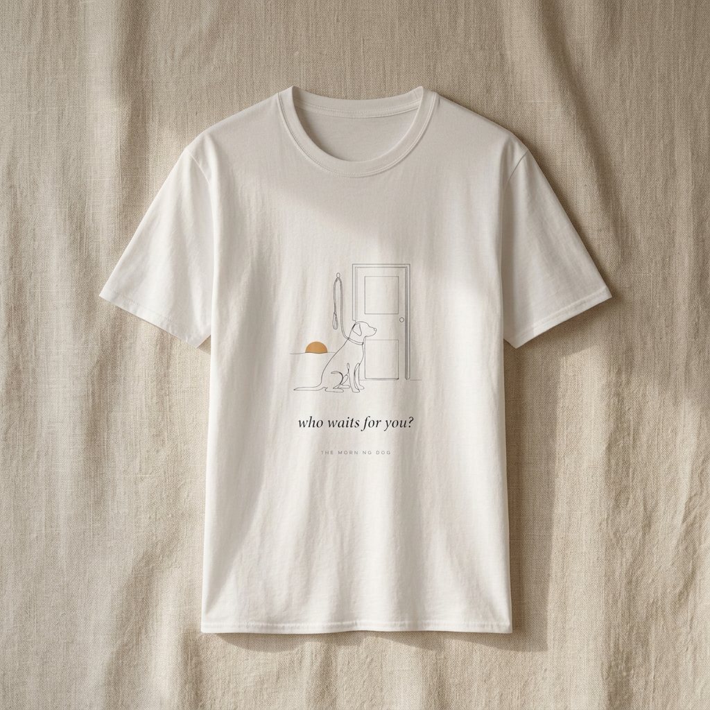 Who Waits for You — The Morning Dog Tee - styled