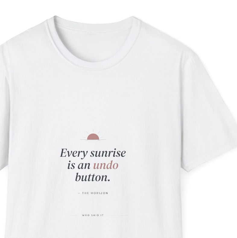 The Undo Button — close-up of the printed quote