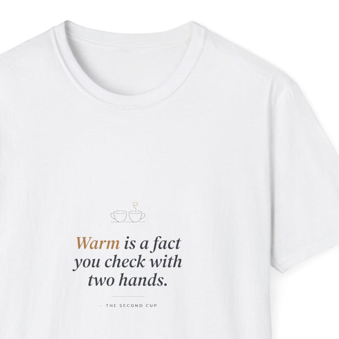 Checked With Two Hands — close-up of the printed quote