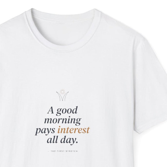 Interest All Day — close-up of the printed quote