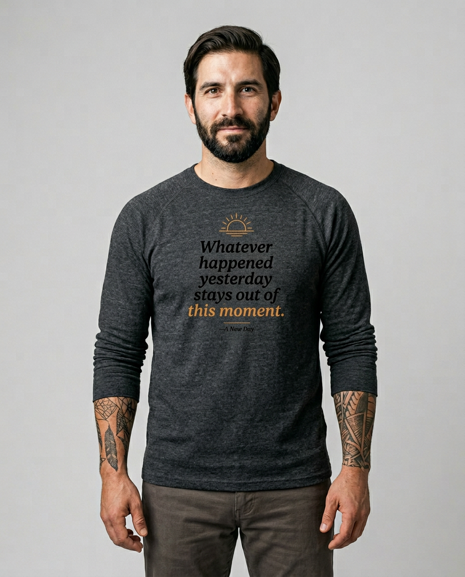 model: Yesterday Stays Out — The Mug Tee - catalog-hero
